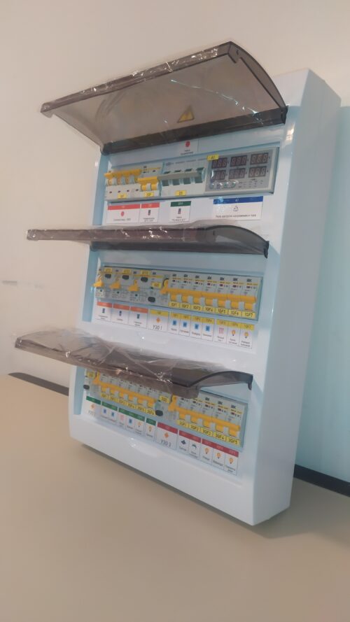 Щит в сборе навесной 45 модулей 3Ф 25А 15кВт с ручным переключением на резервный ввод арт. 2g47cwxa