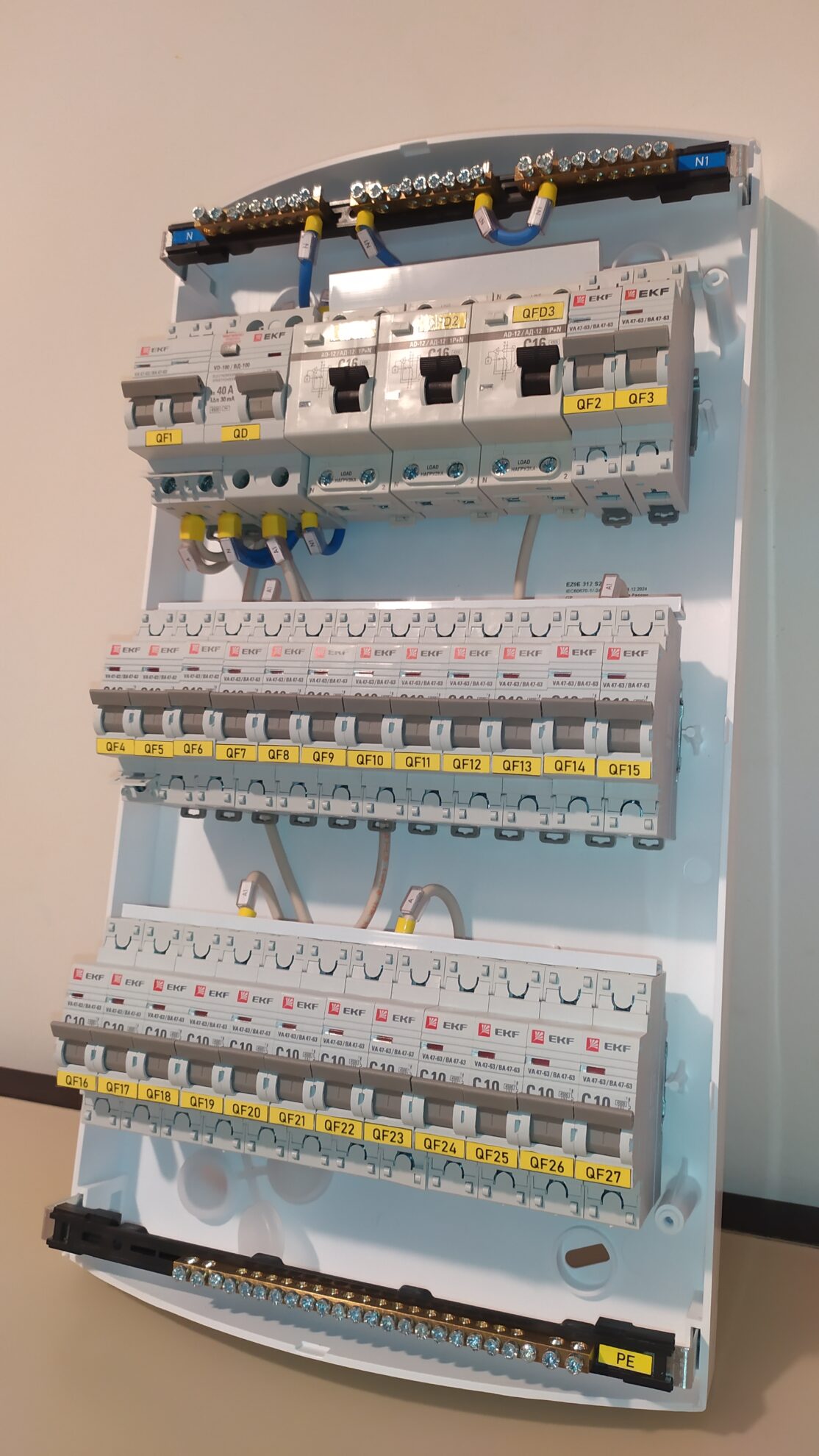 Электрощит в сборе 36 модулей, 220В 2П 40А В4. арт. 3yiahelw — изображение 4