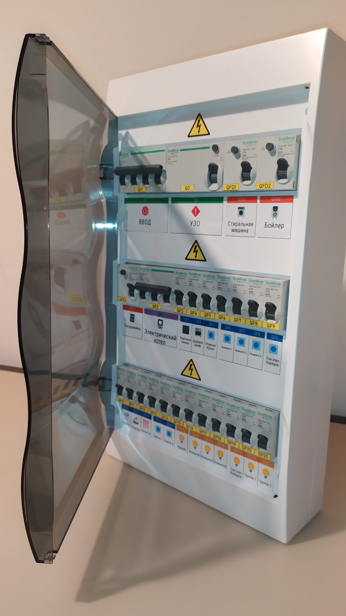Электрощит в сборе навесной 15 кВт 36 мод SEv1 арт. 10ke9k1 — изображение 6