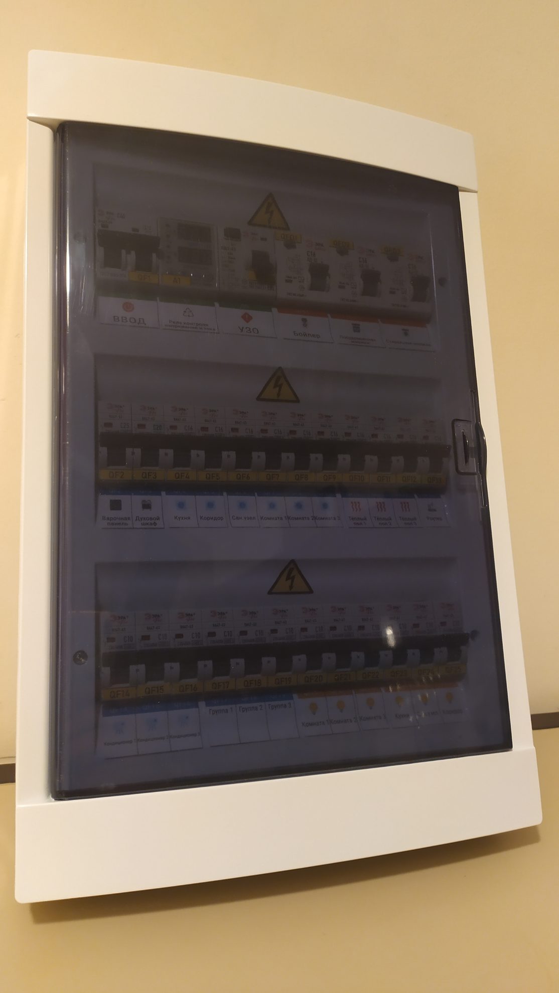 Электрощит в сборе 36 модулей, 220В 2П 40А В3. Эрб арт. 364254117 — изображение 2