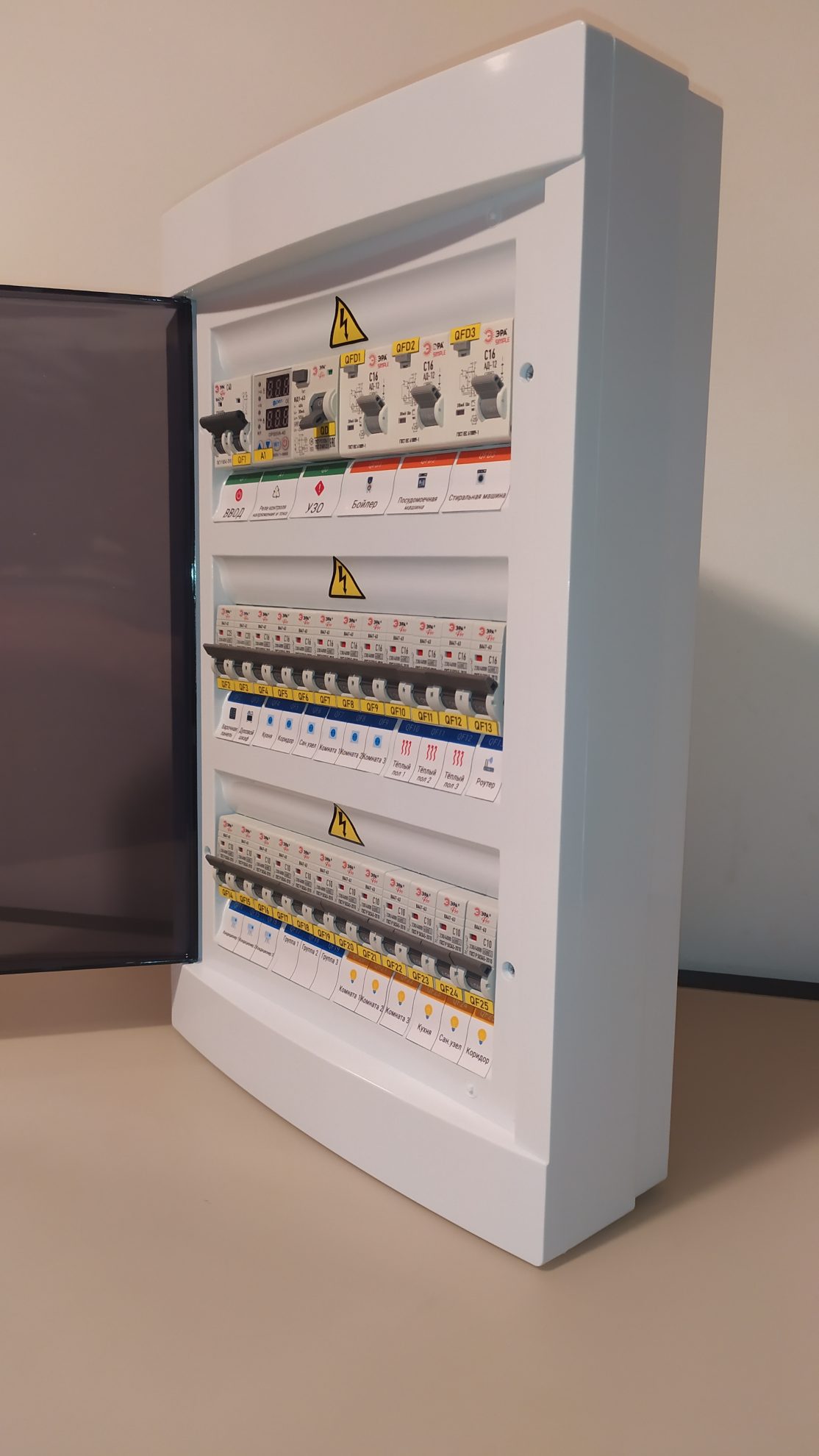 Электрощит в сборе 36 модулей, 220В 2П 40А В3. Эрб арт. 364254117 — изображение 5