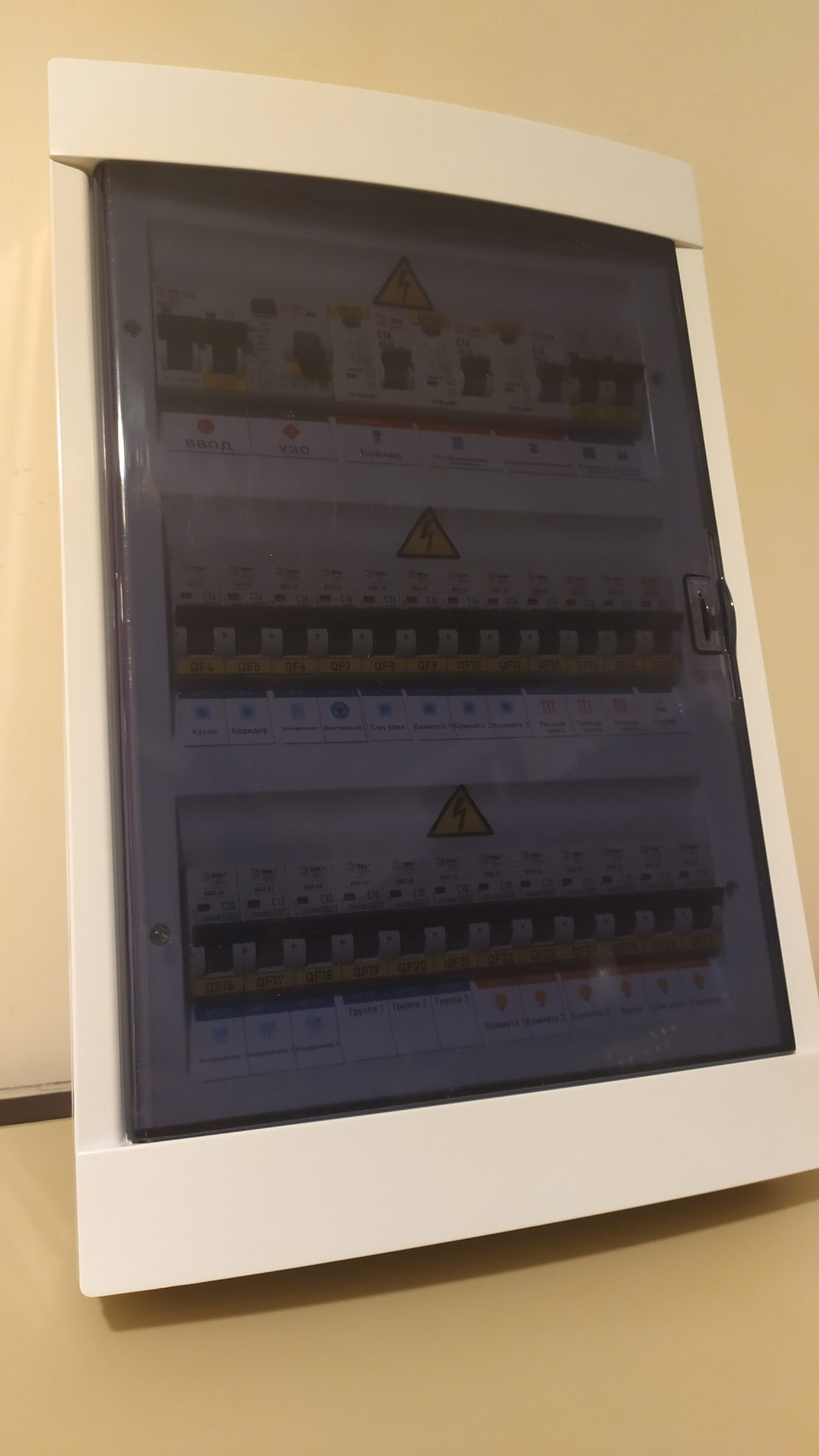 Электрощит в сборе 36 модулей, 220В 2П 40А v3 Эрб арт. 364254116 — изображение 2